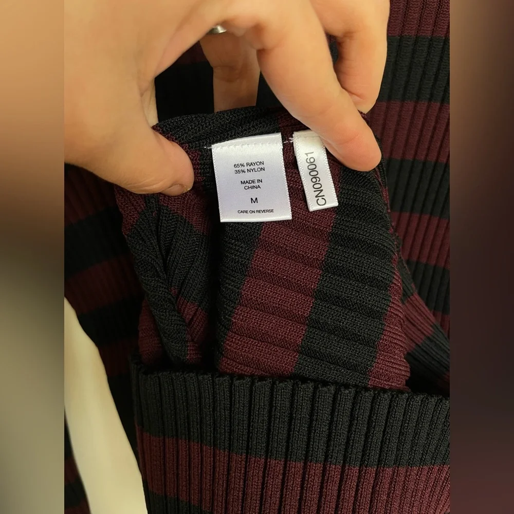 NY&C Gabrielle Union Ribbed Midi Dress - Medium - Picture 8 of 11